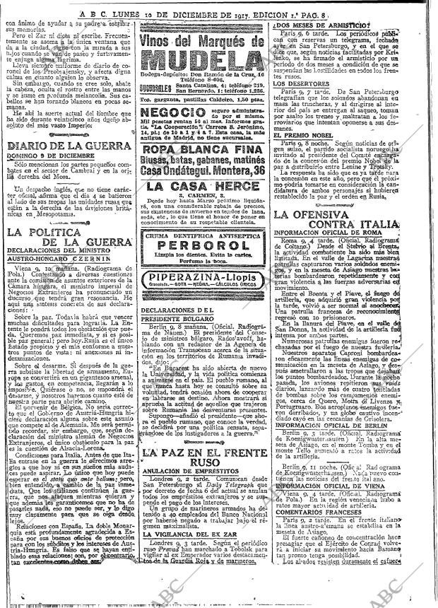 ABC MADRID 10-12-1917 página 8