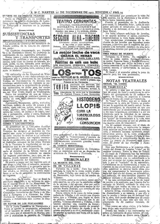 ABC MADRID 11-12-1917 página 14