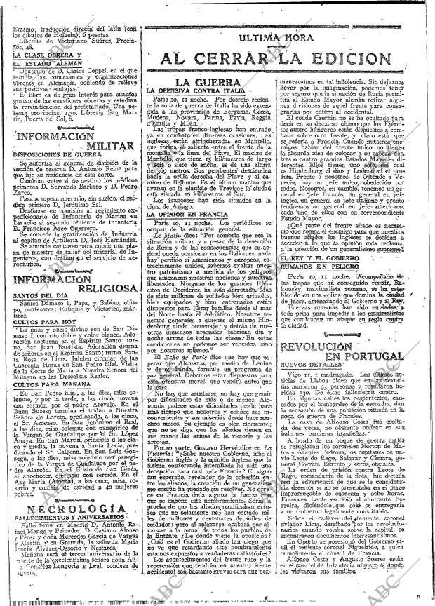 ABC MADRID 11-12-1917 página 18