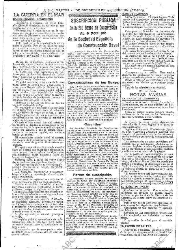 ABC MADRID 11-12-1917 página 9
