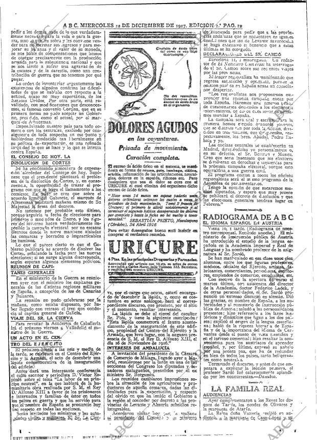 ABC MADRID 12-12-1917 página 12