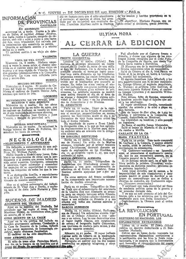 ABC MADRID 13-12-1917 página 22