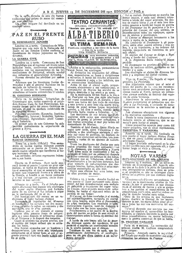 ABC MADRID 13-12-1917 página 9