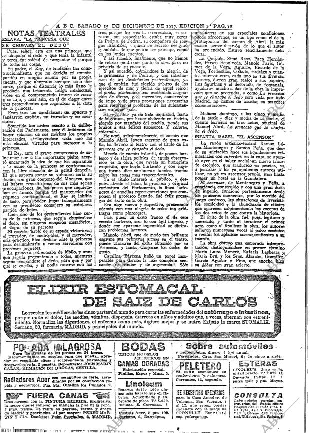 ABC MADRID 15-12-1917 página 22