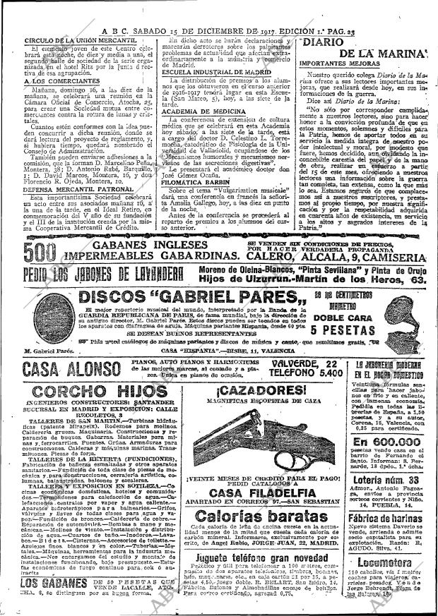 ABC MADRID 15-12-1917 página 27