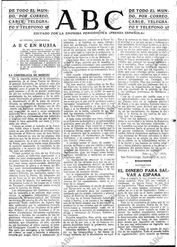 ABC MADRID 16-12-1917 página 3