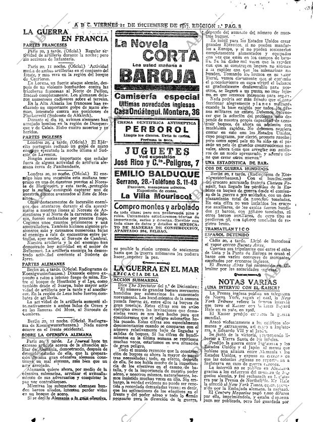 ABC MADRID 21-12-1917 página 8