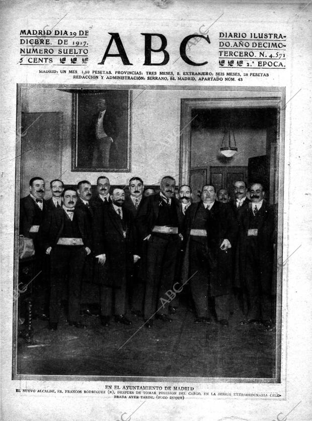 ABC MADRID 29-12-1917 página 1