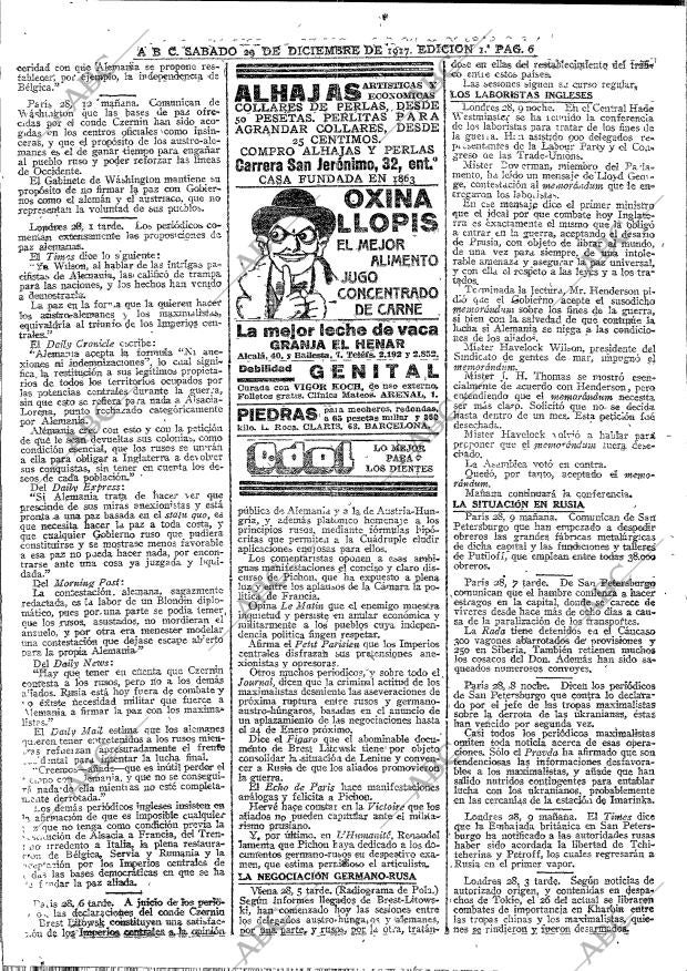 ABC MADRID 29-12-1917 página 10