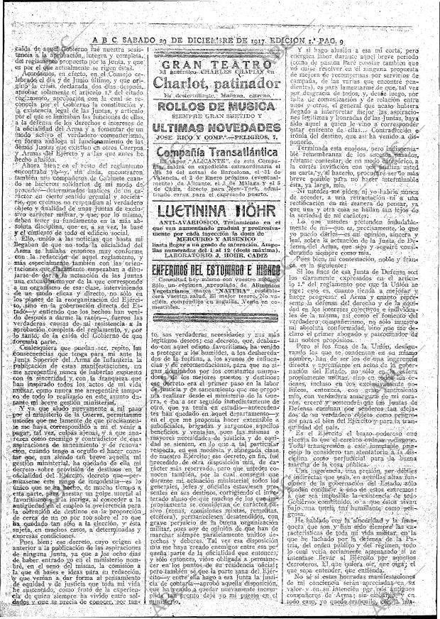 ABC MADRID 29-12-1917 página 13