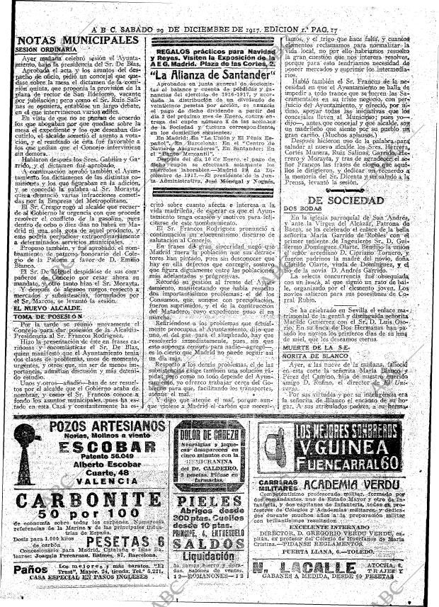 ABC MADRID 29-12-1917 página 21