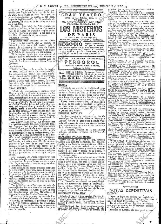 ABC MADRID 31-12-1917 página 15