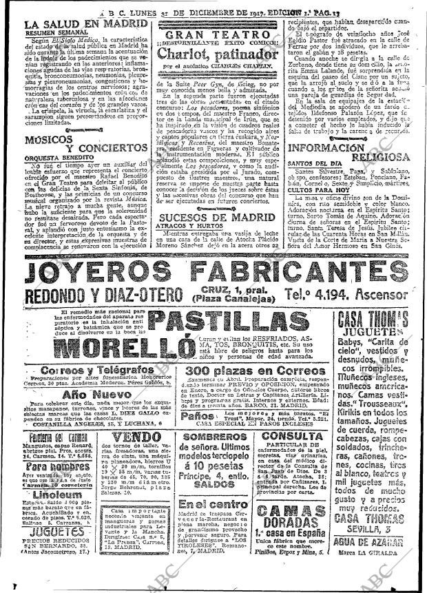 ABC MADRID 31-12-1917 página 17