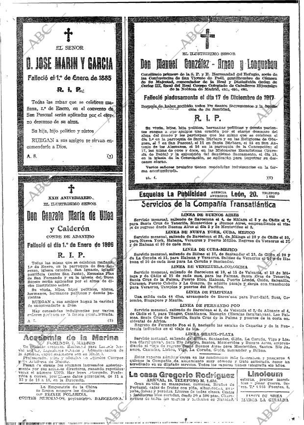 ABC MADRID 31-12-1917 página 20