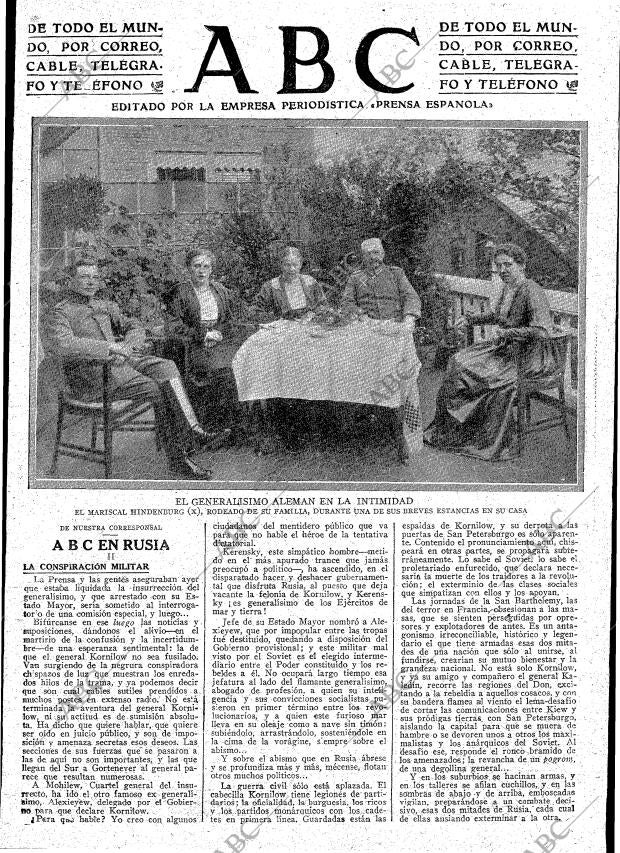 ABC MADRID 31-12-1917 página 3