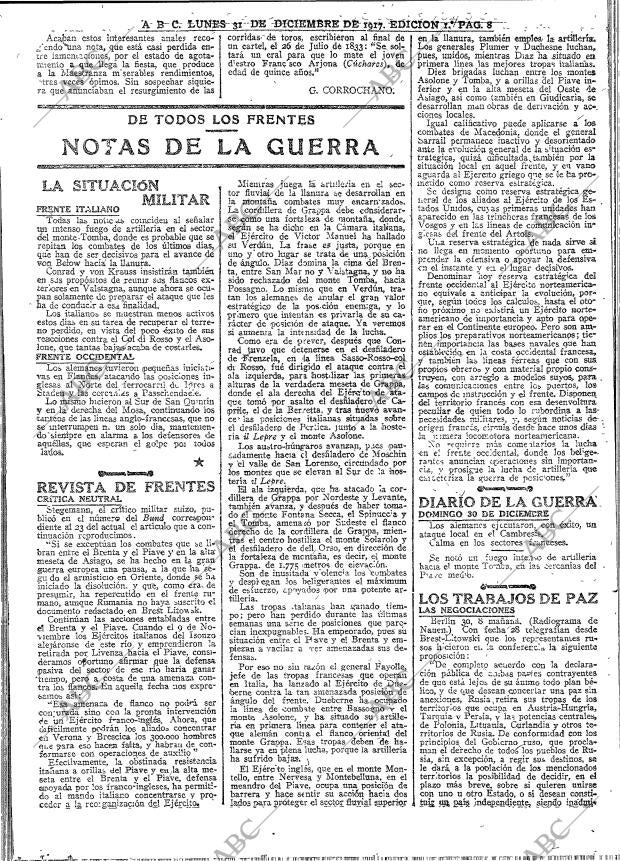 ABC MADRID 31-12-1917 página 8
