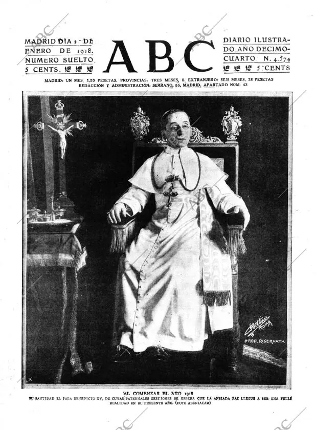 ABC MADRID 01-01-1918 página 1