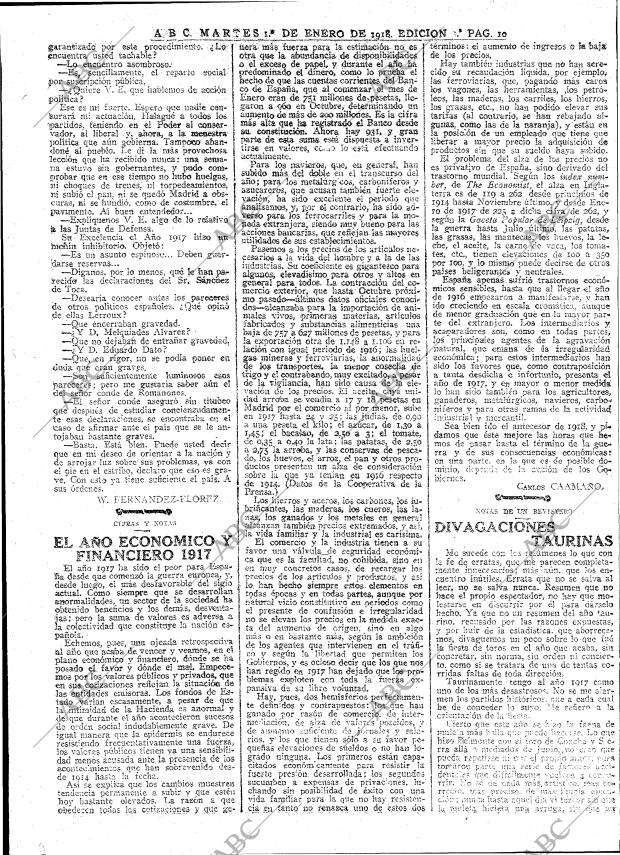 ABC MADRID 01-01-1918 página 10
