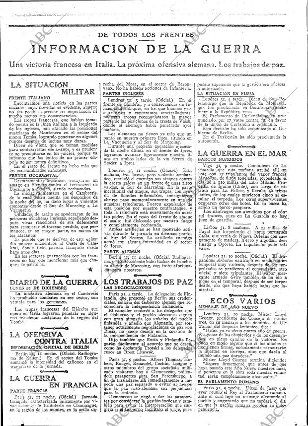 ABC MADRID 01-01-1918 página 18