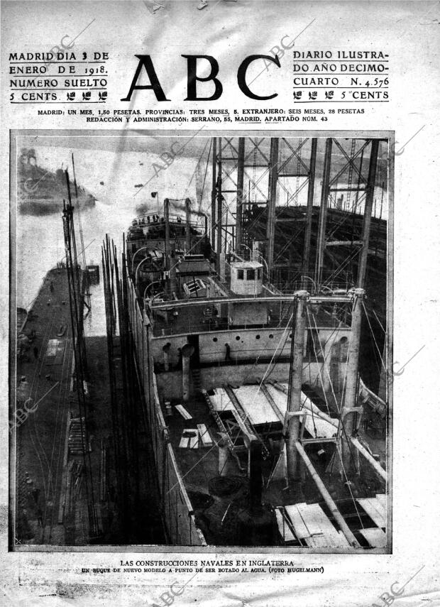 ABC MADRID 03-01-1918 página 1