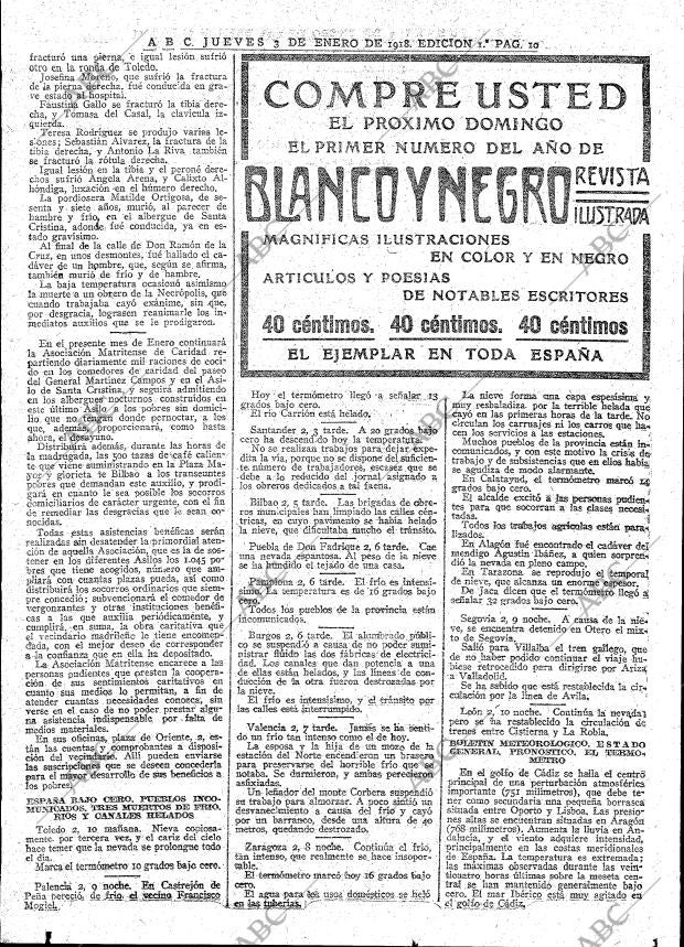 ABC MADRID 03-01-1918 página 10