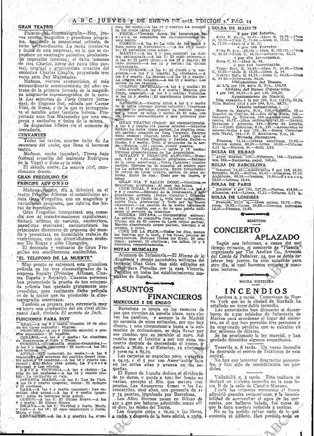 ABC MADRID 03-01-1918 página 14
