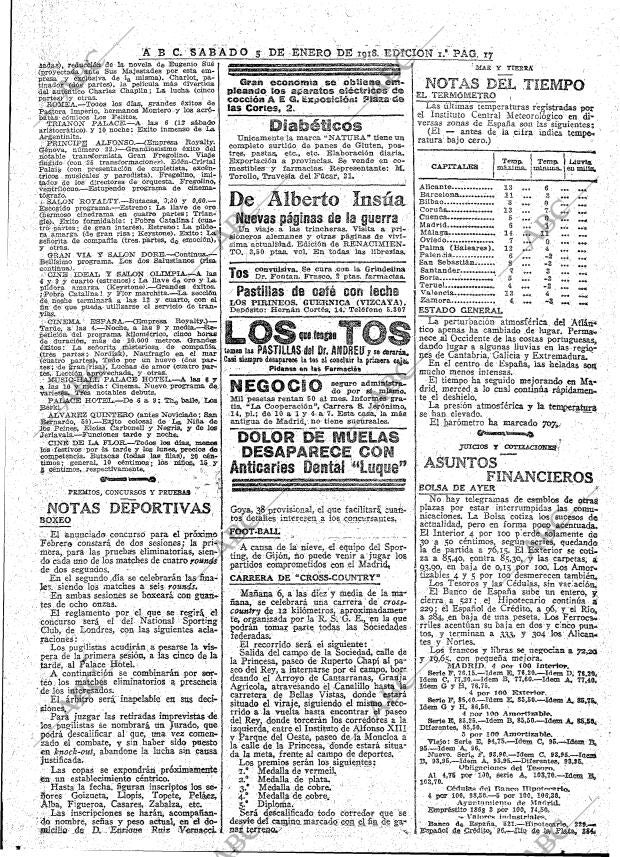 ABC MADRID 05-01-1918 página 17