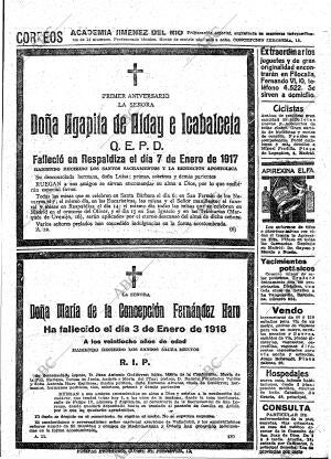 ABC MADRID 05-01-1918 página 23