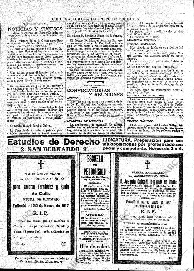 ABC MADRID 19-01-1918 página 18