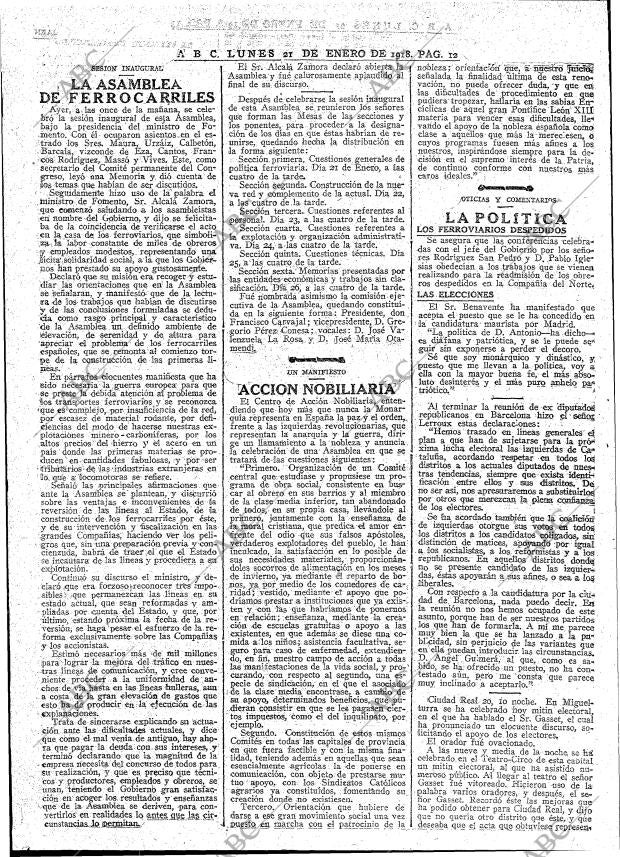 ABC MADRID 21-01-1918 página 12