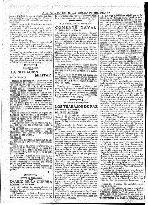 ABC MADRID 21-01-1918 página 17