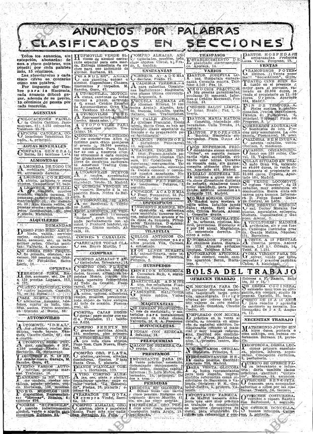 ABC MADRID 21-01-1918 página 20
