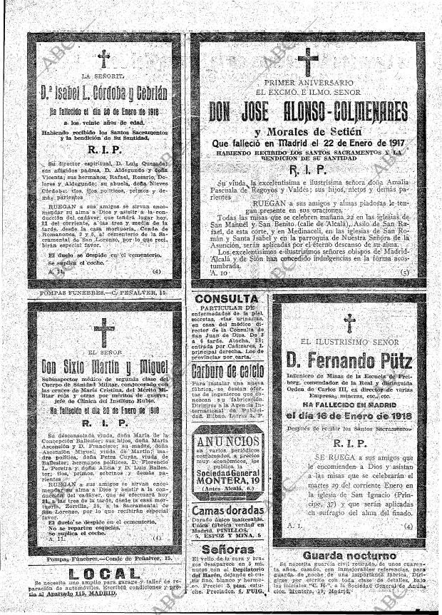 ABC MADRID 21-01-1918 página 21
