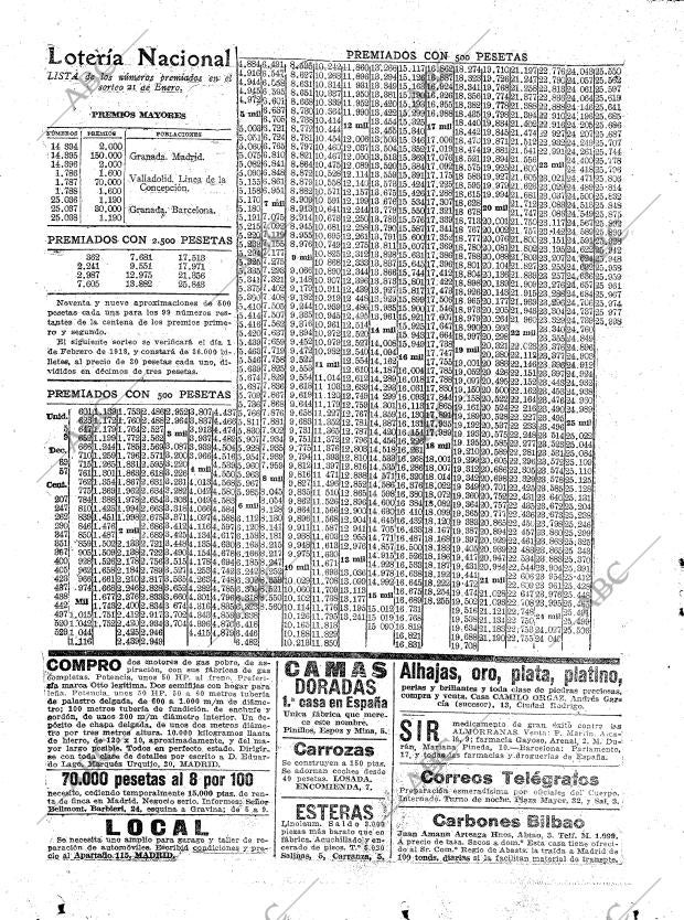 ABC MADRID 22-01-1918 página 20