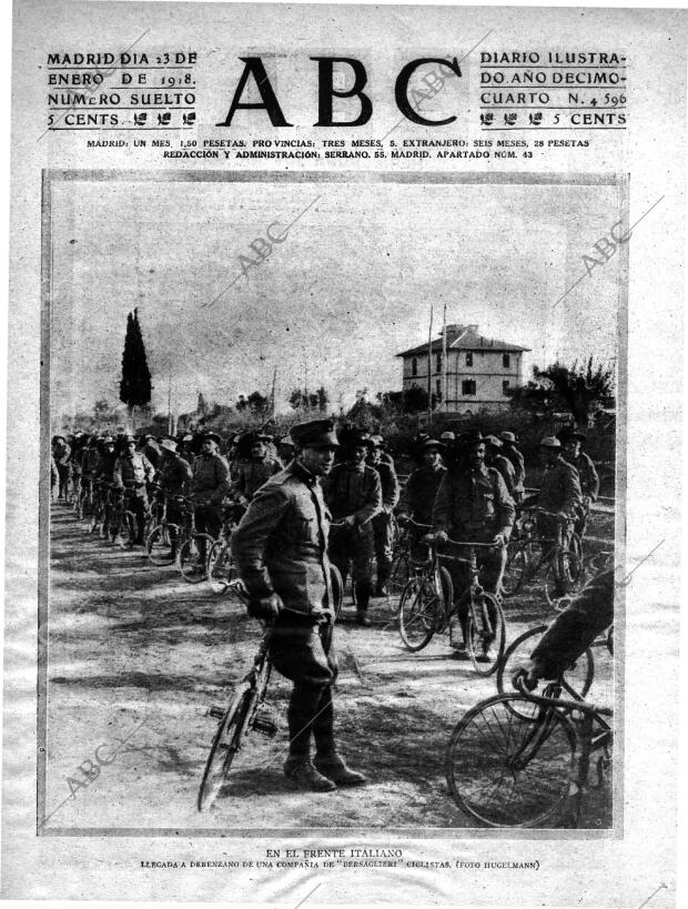 ABC MADRID 23-01-1918 página 1