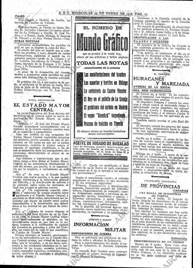 ABC MADRID 23-01-1918 página 12