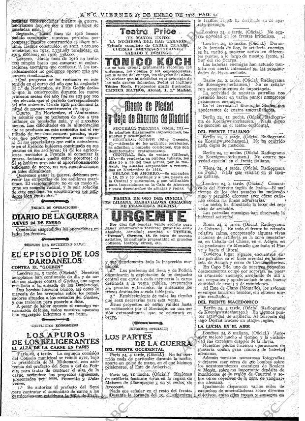 ABC MADRID 25-01-1918 página 21