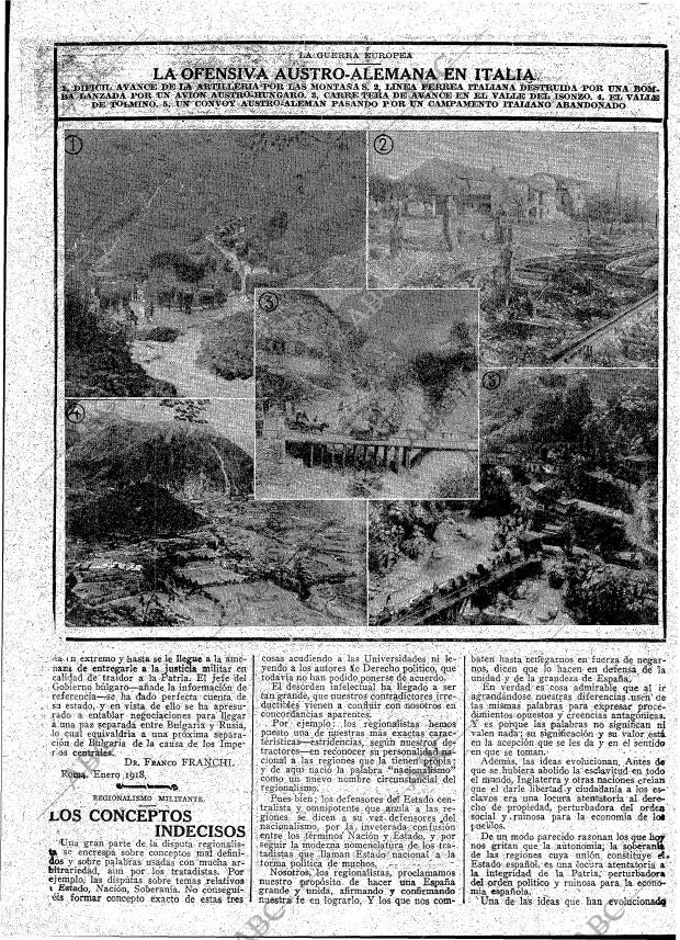 ABC MADRID 25-01-1918 página 5