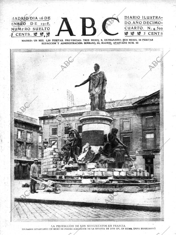 ABC MADRID 26-01-1918 página 1