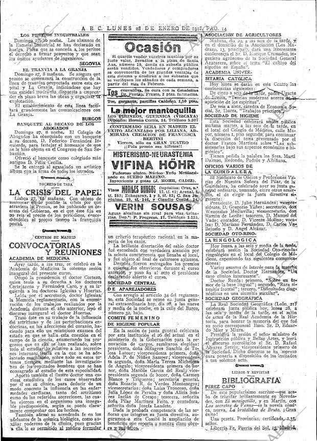 ABC MADRID 28-01-1918 página 14