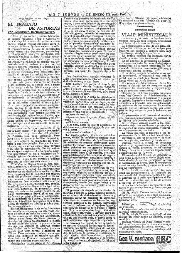 ABC MADRID 31-01-1918 página 11