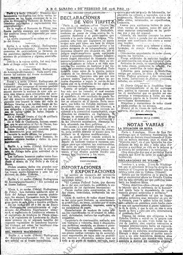 ABC MADRID 02-02-1918 página 11