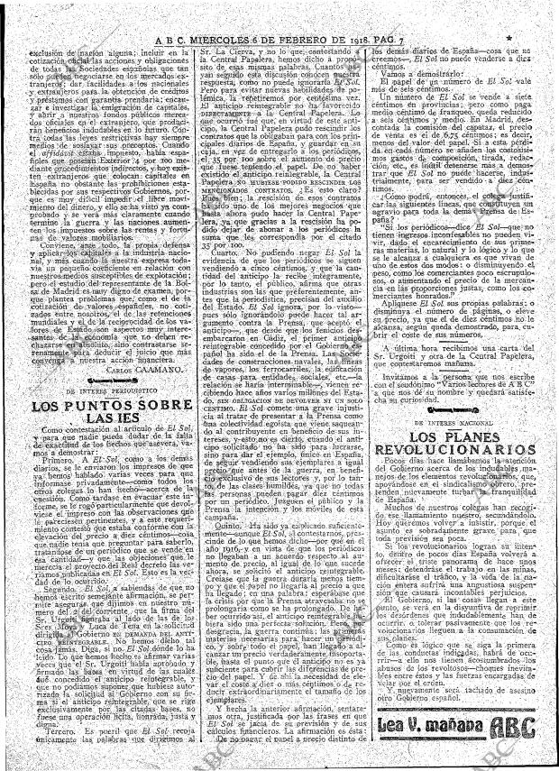 ABC MADRID 06-02-1918 página 7