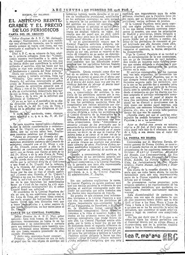 ABC MADRID 07-02-1918 página 7