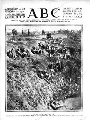 ABC MADRID 10-02-1918 página 1