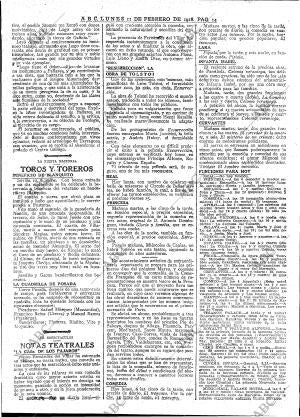 ABC MADRID 11-02-1918 página 14