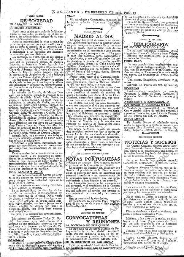 ABC MADRID 11-02-1918 página 15