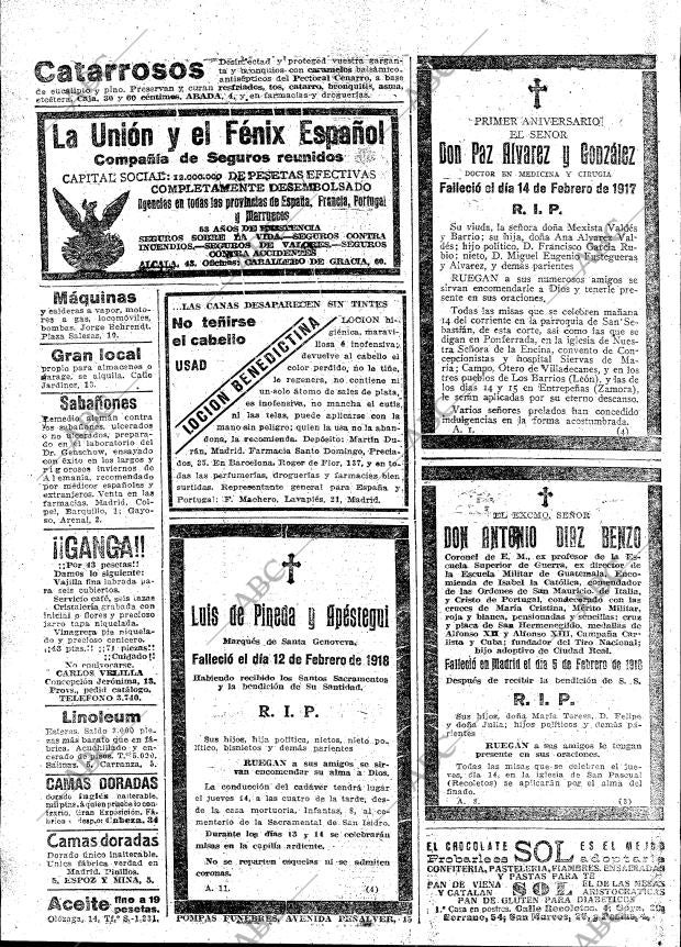 ABC MADRID 13-02-1918 página 22