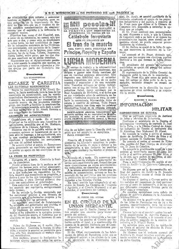 ABC MADRID 27-02-1918 página 12