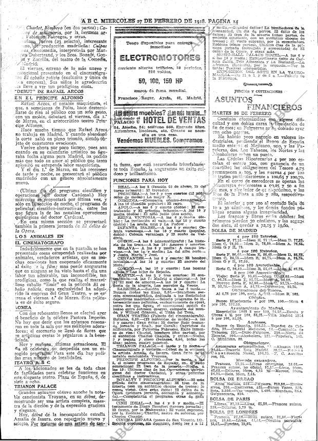 ABC MADRID 27-02-1918 página 14